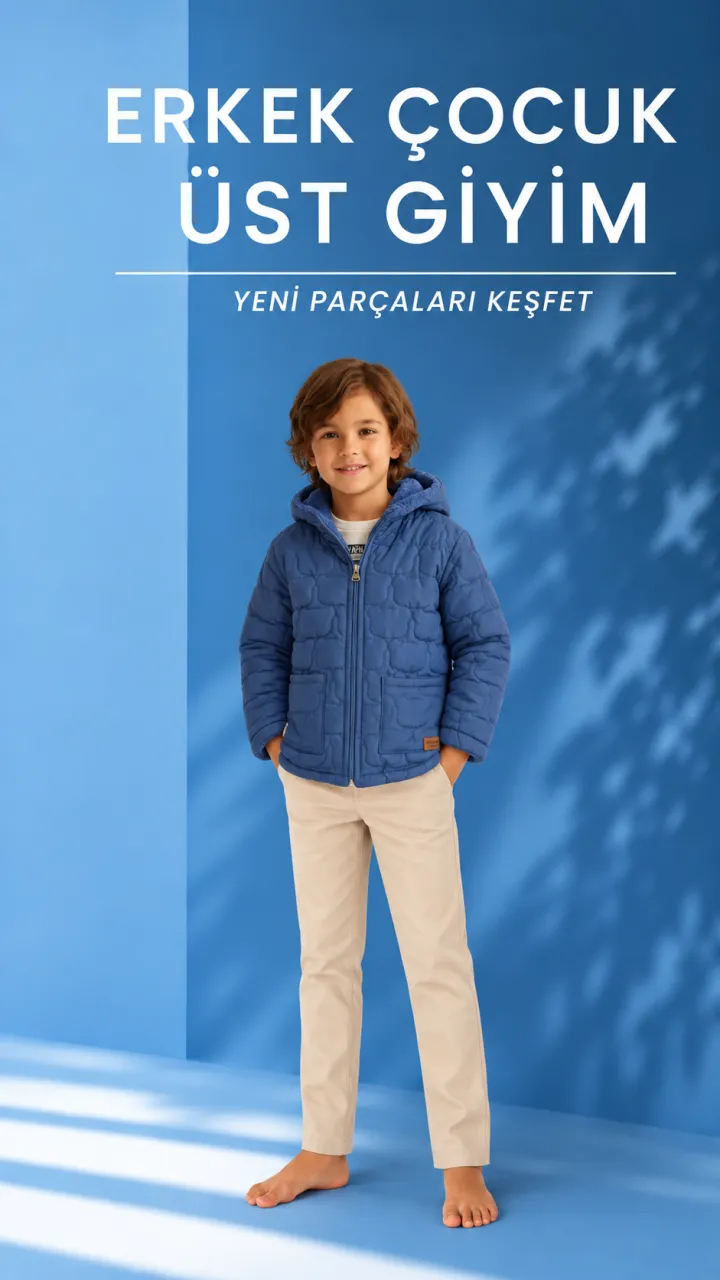 ERKEK ÇOCUK ÜST GİYİM KAPİTONE MODELLER