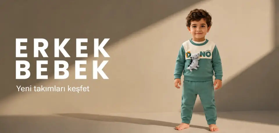 ERKEK BEBEK Erkek Bebek Takımları Renkli Modelleriyle Sizleri Bekliyor!