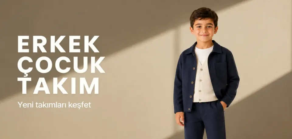 163 ÜRÜN Erkek Çocuk Takımları Yeni Sezon Modelleriyle Sizleri Bekliyor!